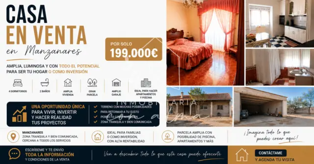 Casa en venta en Manzanares